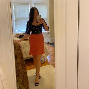 VINTAGE Chanel Pleated Pink Skirt - S (item# P23113V02158) (READ DESCRIPTION)